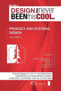 Produktbild: Proceedings of ICED'09, Volume 4, Product and Systems Design