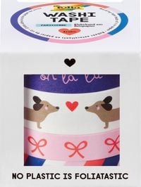Produktbild: FOLIA&reg; Washi Tape Set, Parisienne Set zu 2 Rollen 10 mm x 10 m und 2 Rollen 15 mm x 10 m