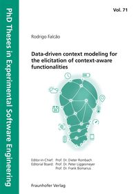 Produktbild: Data-driven context modeling for the elicitation of context-aware functionalities