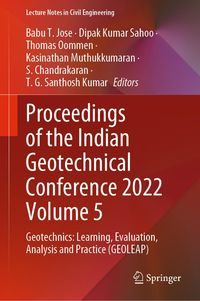 Produktbild: Proceedings of the Indian Geotechnical Conference 2022 Volume 5