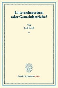 Produktbild: Unternehmertum oder Gemeinbetriebe?