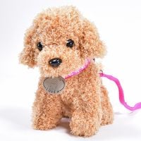 Produktbild: Pl&uuml;schhund Pudel beige Ari mit Leine