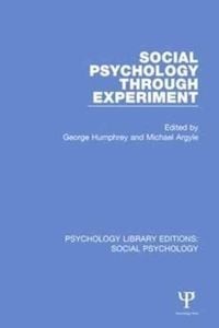 Produktbild: Social Psychology Through Experiment