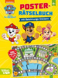 Produktbild: PAW Patrol Poster-R&auml;tselbuch mit Belohnungs-Stickern