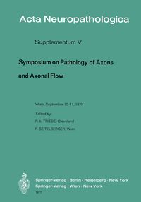 Produktbild: Symposium on Pathology of Axons and Axonal Flow