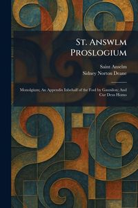 Produktbild: St. Answlm Proslogium