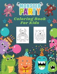 Produktbild: Monster Party Coloring Book For Kids