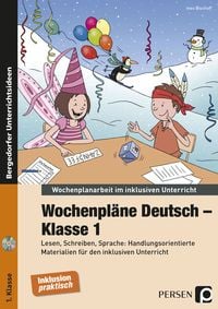 Produktbild: Wochenpl&auml;ne Deutsch - Klasse 1