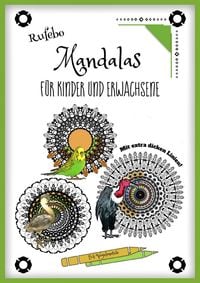 Produktbild: Mandalas f&uuml;r Kinder und Erwachsene - Vogelmotive - Mit extra dicken Linien!