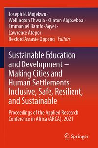 Produktbild: Sustainable Education and Development &ndash; Making Cities and Human Settlements Inclusive, Safe, Resilient, and Sustainable