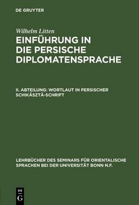 Produktbild: Wortlaut in persischer Schik&auml;szt&auml;-Schrift