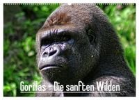 Produktbild: Gorillas - Die sanften Wilden (Wandkalender 2026 DIN A2 quer), CALVENDO Monatskalender