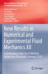 Produktbild: New Results in Numerical and Experimental Fluid Mechanics XII