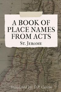 Produktbild: A List of Placenames from 'Acts'