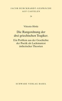 Produktbild: Die Rangordnung der drei griechischen Tragiker