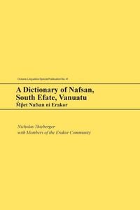 Produktbild: A Dictionary of Nafsan, South Efate, Vanuatu