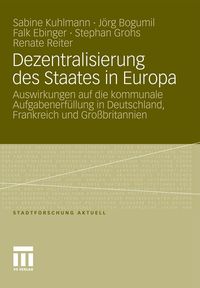 Produktbild: Dezentralisierung des Staates in Europa