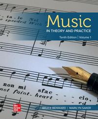 Produktbild: Loose Leaf for Music in Theory and Practice, Volume 1