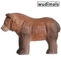 Produktbild: Wudimals A040455 - B&auml;r, Bear, handgeschnitzt aus Holz