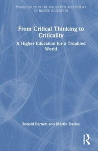 Produktbild: From Critical Thinking to Criticality