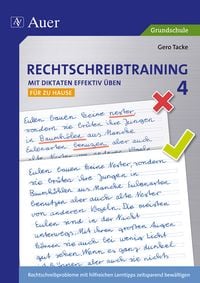 Produktbild: Rechtschreibtraining: Mit Diktaten effektiv &uuml;ben 4