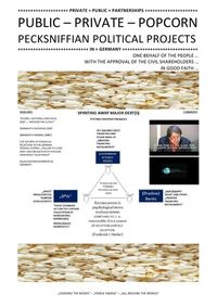 Produktbild: + PRIVATE + PUBLIC + PARTNERSHIPS + PUBLIC - PRIVATE - POPCORN + PECKSNIFFIAN POLITICAL PROJECTS