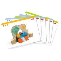 Produktbild HABA 2012382001 - Stapel-Legespiel Bauspaß Logik 2in1, 33-teilig, Holz