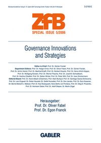 Produktbild: Governance Innovations and Strategies