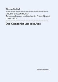 Produktbild: Der Komponist und sein Amt