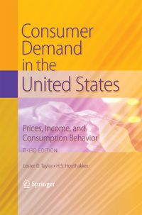 Produktbild: Consumer Demand in the United States