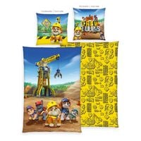 Produktbild: Klaus Hering 4432646050 - Paw Patrol Bettw&auml;sche, Rubble and Crew, 80x80+135x200 cm