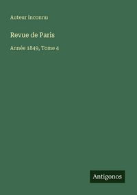 Produktbild: Revue de Paris