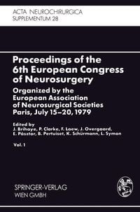 Produktbild: Proceedings of the 6th European Congress of Neurosurgery