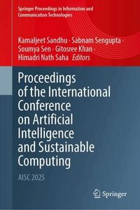 Produktbild: Proceedings of the International Conference on Artificial Intelligence and Sustainable Computing