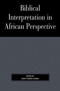 Produktbild: Biblical Interpretation in African Perspective