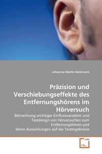 Produktbild: Kerkmann, J: Pr&auml;zision und Verschiebungseffekte des Entfernu