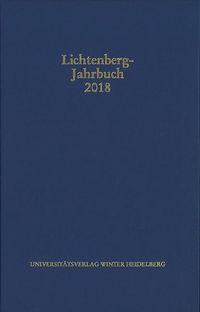 Produktbild: Lichtenberg-Jahrbuch 2018