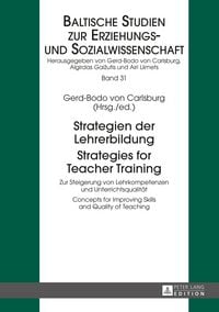 Produktbild: Strategien der Lehrerbildung / Strategies for Teacher Training