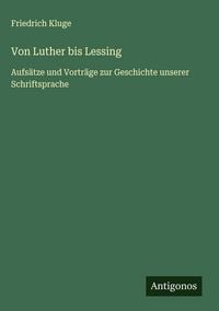 Produktbild: Von Luther bis Lessing