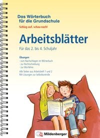 Produktbild: Das W&ouml;rterbuch f&uuml;r die Grundschule &ndash; Arbeitsbl&auml;tter, Klasse 2 &ndash; 4