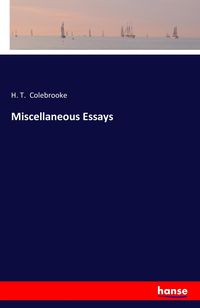 Produktbild: Miscellaneous Essays