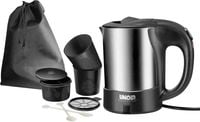 Produktbild: Unold 18575 Reis-set Wasserkocher kabelgebunden Edelstahl, Schwarz Fassungsverm&ouml;gen: 0.5 l