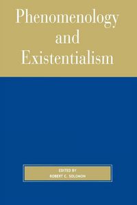 Produktbild: Phenomenology and Existentialism