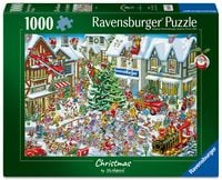 Produktbild: Weihnachtspuzzle 1000 Teile - Wimmelbild Weihnachten von Ray Nicholson