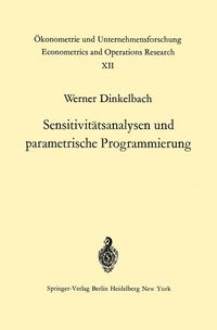 Produktbild: Sensitivit&auml;tsanalysen und parametrische Programmierung