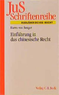 Produktbild: Einf&uuml;hrung in das chinesische Recht
