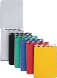 Produktbild: NATURA LINE Spiralheft mit Deckel aus Pressspan, 12,1 x 9,1 cm quer 96 Seiten