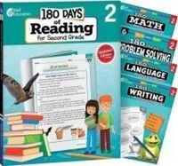 Produktbild: 180 Days(tm) Reading, Math, Language, Writing, & Problem Solving for Grade 2: 5-Book Set
