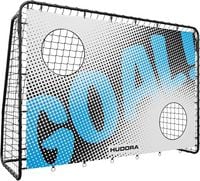 Produktbild HUDORA 76947 - Fußballtor Trainer mit Torwand mit Motiv: Goal, 213x152x76cm