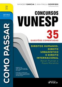 Produktbild: Como Passar em Concursos Vunesp - 7&ordf; Ed -2025